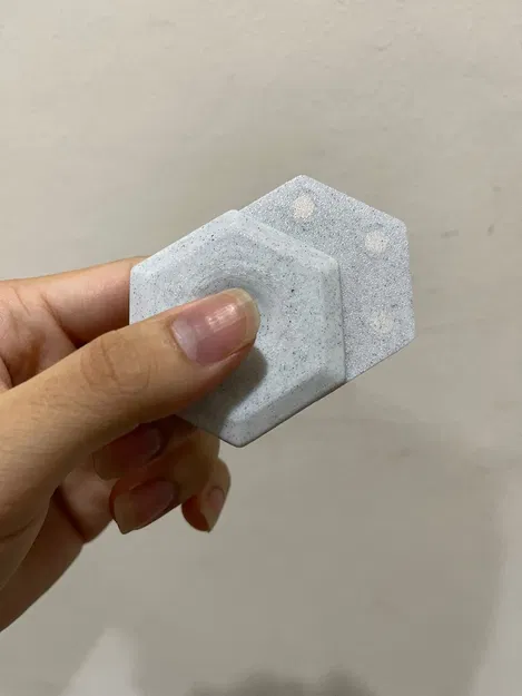 Đồ chơi xếp hình lục giác từ tính với nam châm nhúng - Image 1