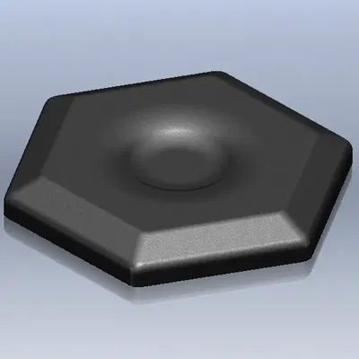 Đồ chơi xếp hình lục giác từ tính với nam châm nhúng