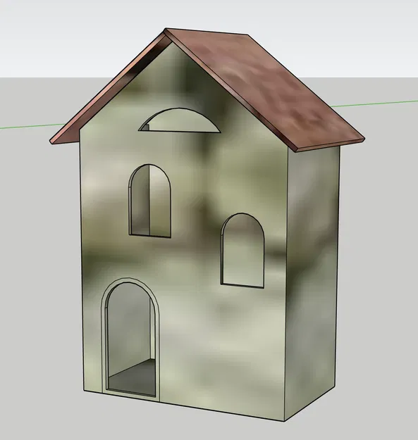 Nhà thờ Giáng sinh GT8 thiết kế bằng SKETCHUP - Image 3