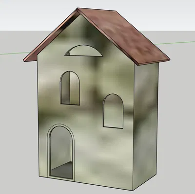 Nhà thờ Giáng sinh GT8 thiết kế bằng SKETCHUP