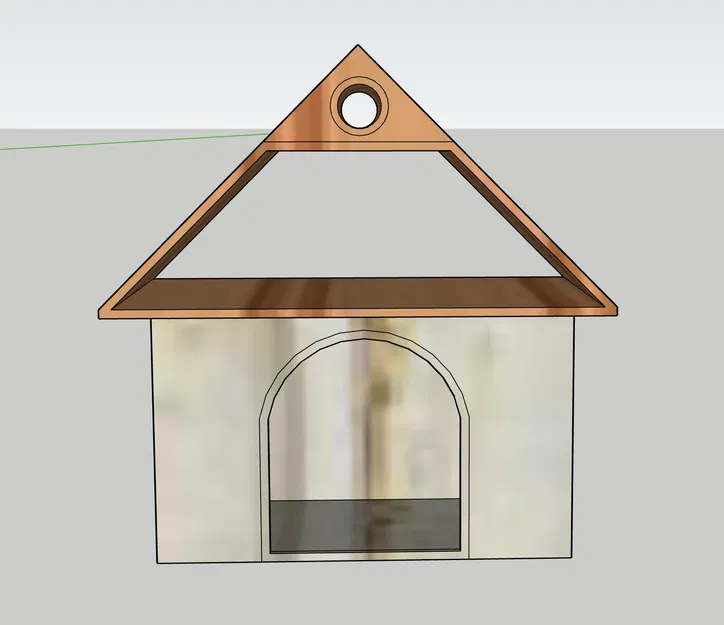 Mô hình nhà cho máng cỏ GT3 thiết kế bằng SKETCHUP - Image 1