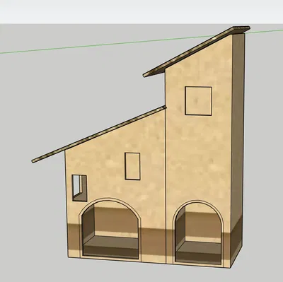 Nhà nguyện mô hình GT7 cho bối cảnh Giáng sinh