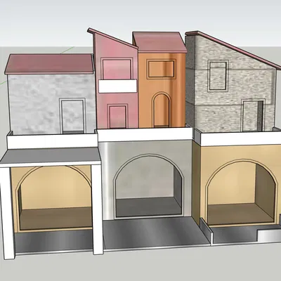 Nhà thờ giáng sinh GT 11 thiết kế bằng SKETCHUP