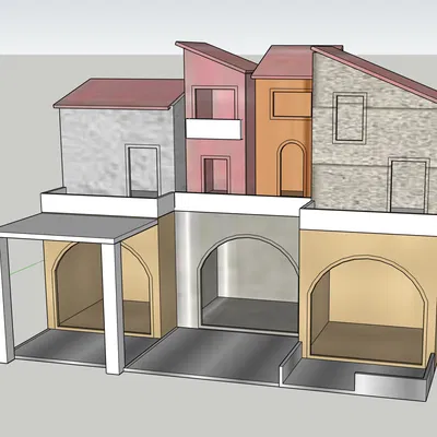 Nhà thờ giáng sinh GT 11 thiết kế bằng SKETCHUP