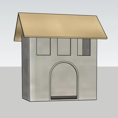 Nhà thờ Giáng sinh GT9 được thiết kế bằng SKETCHUP