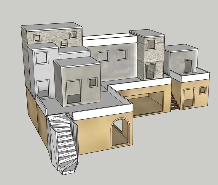 Nhà thờ mô hình GT 12 cho bối cảnh Giáng sinh - Image 3