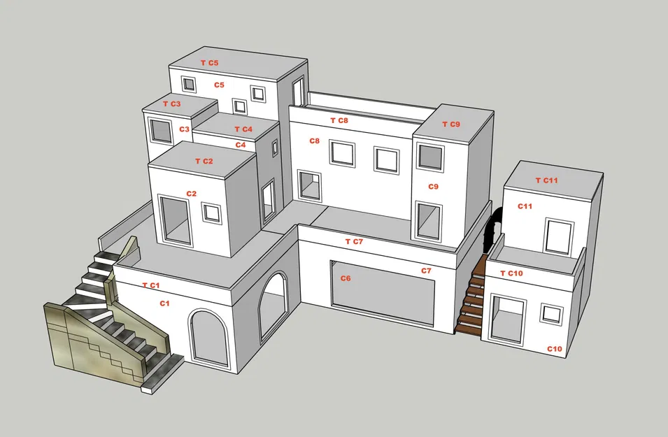 Nhà thờ mô hình GT 12 cho bối cảnh Giáng sinh - Image 4