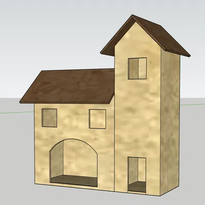 Mô hình nhà cho bối cảnh Giáng sinh GT4