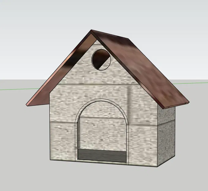 Mô hình nhà cho bối cảnh Giáng sinh GT5 - Image 1