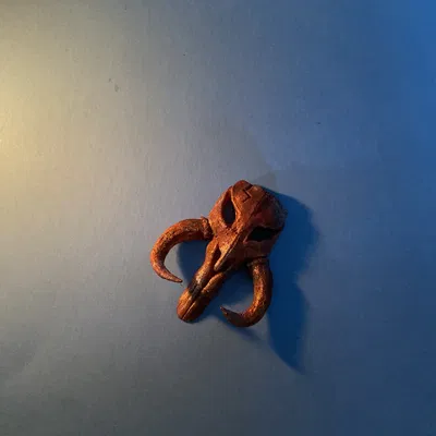 *Đầu lâu Mandalorian mini phong cách Star Wars*