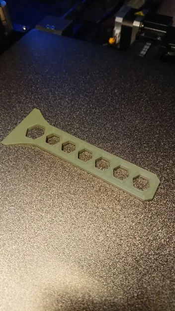 Công cụ cạo PEI Bed nhỏ gọn hình lục giác - Image 1