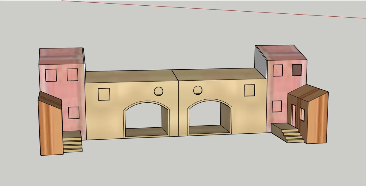 Nhà búp bê cho mô hình giáng sinh GT1 - Image 2