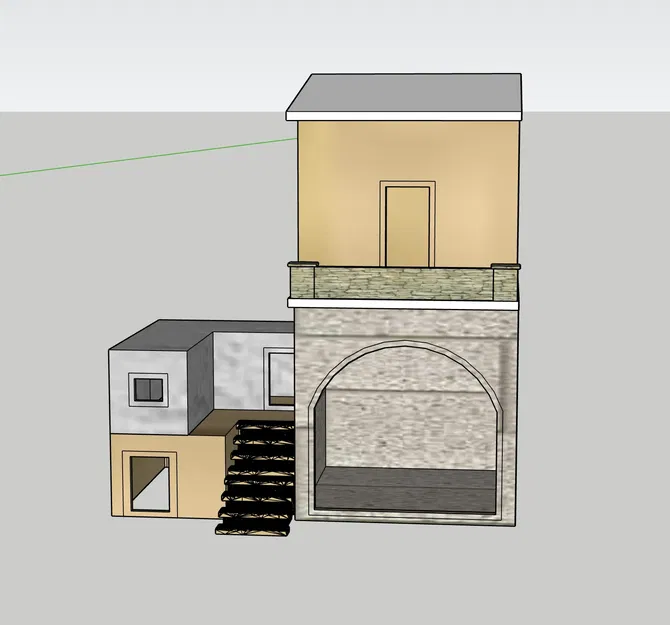 Mô hình nhà cho bối cảnh giáng sinh GT 16 - Image 2