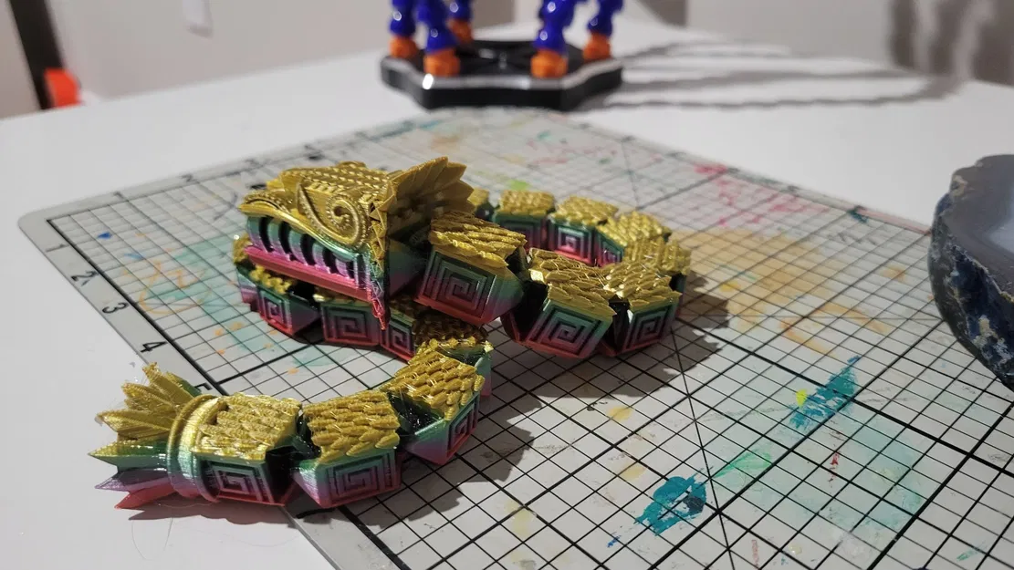 Hình nhân rắn quetzalcoatl linh hoạt in tại chỗ - Image 3