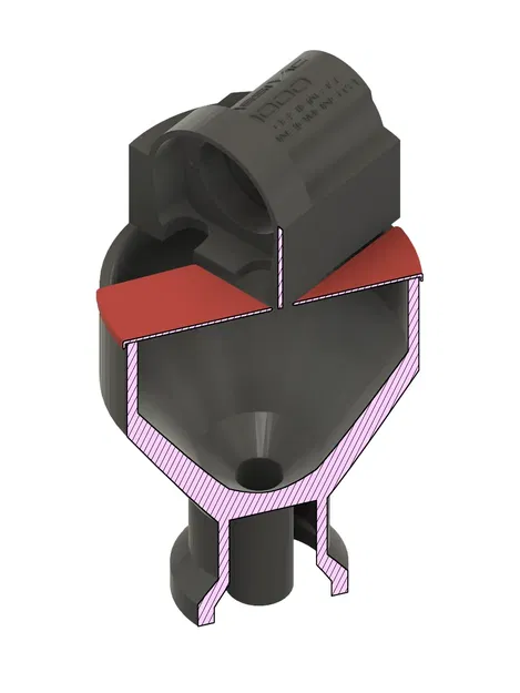 Nắp an toàn cho ResiVac 1000 chống bắn nhựa resin - Image 2