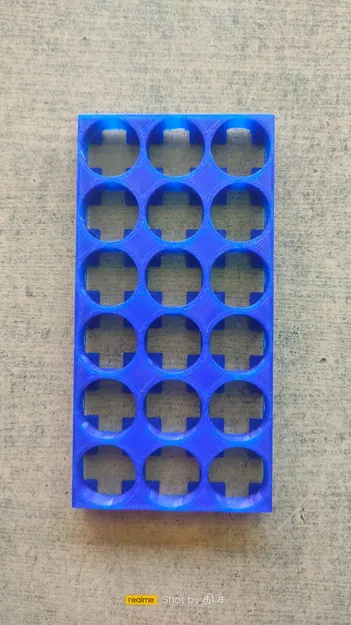 Giá đỡ pin 18650 6x3 cho bộ pin E-Bike và UPS - Image 1