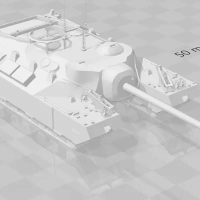 Xe tăng T95 mô phỏng 3D chi tiết và chính xác
