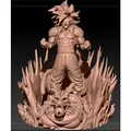 Goku SS4 trong Dragon Ball GT - Mô hình 3D chi tiết - Thumbnail 1