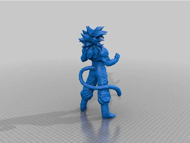Goku SS4 trong Dragon Ball GT - Mô hình 3D chi tiết - Image 2