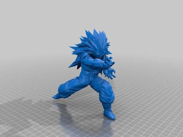 Nhân vật Goku Super Saiyan 3 từ Dragon Ball Z - Image 1