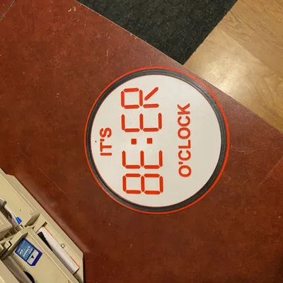 Biểu ngữ bia phong cách đồng hồ cổ cho phòng thư giãn