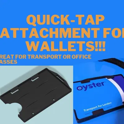 Giá đỡ thẻ truy cập gắn Velcro cho ví