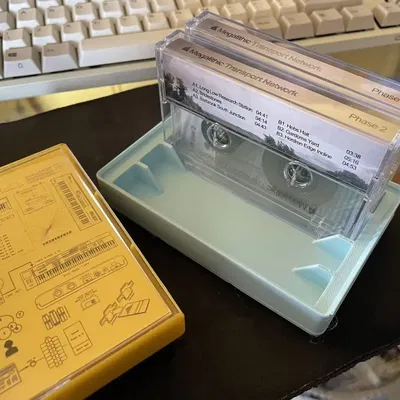 Giá đỡ băng cassette tương thích Gridfinity 4 và 8 cuộn