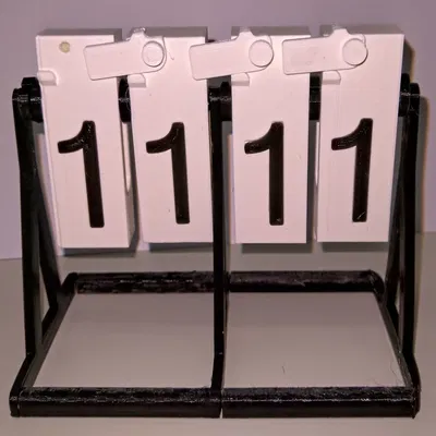 Bộ đếm nhị phân in 3D với thiết kế độc đáo