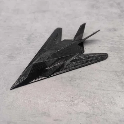 Mô hình máy bay F117 Low Poly cho in 3D