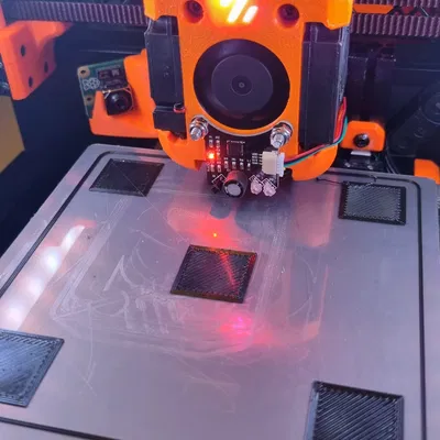 Calibrating first layer cho máy in Voron 0