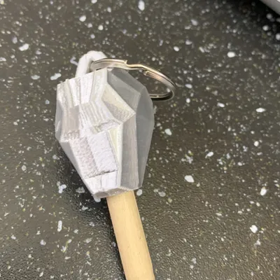 Đầu Ironman low poly để bút chì/ móc khóa/ trang trí