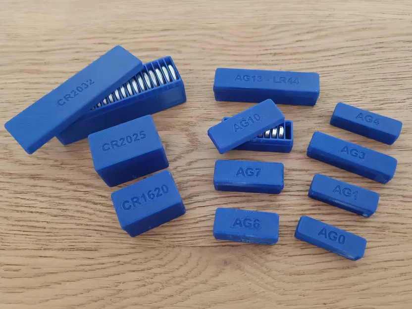 Hộp lưu trữ pin nút / pin đồng xu tùy chỉnh - Image 1