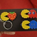 Móc khóa Pac-Man đa sắc màu - Thumbnail 2