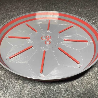 Đế ly đa sắc cho chậu hoa