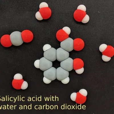 Bộ nam châm tủ lạnh mô hình phân tử cho người yêu hóa học