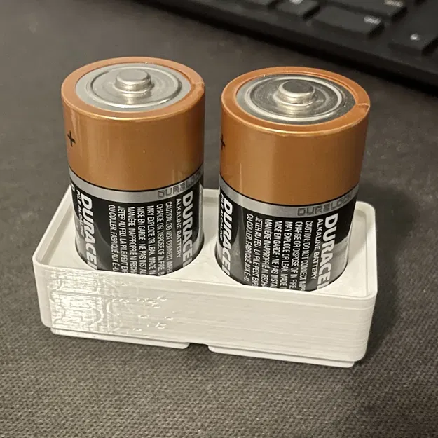 Khối pin D 1x2 phù hợp với Gridfinity - Image 1