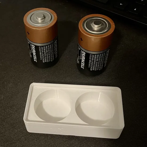 Khối pin D 1x2 phù hợp với Gridfinity - Image 2