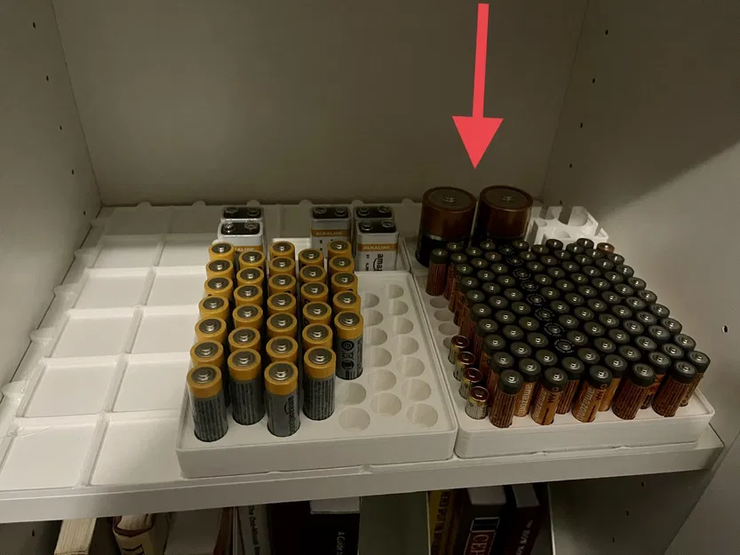 Khối pin D 1x2 phù hợp với Gridfinity - Image 3