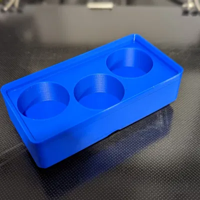 Khối pin C Gridfinity 1x2 cho 3 pin LR14