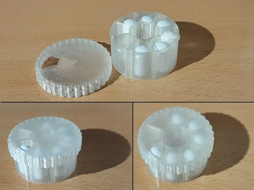 Hộp đựng thuốc dạng vase cho một tuần với 7 ngăn - Image 1