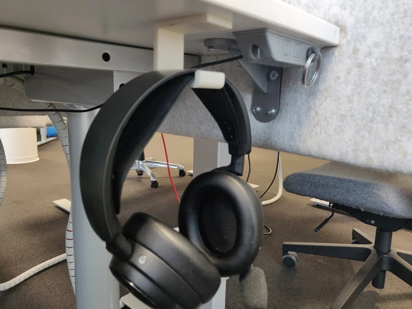 Giá đỡ tai nghe U treo dưới bàn làm việc - Image 2