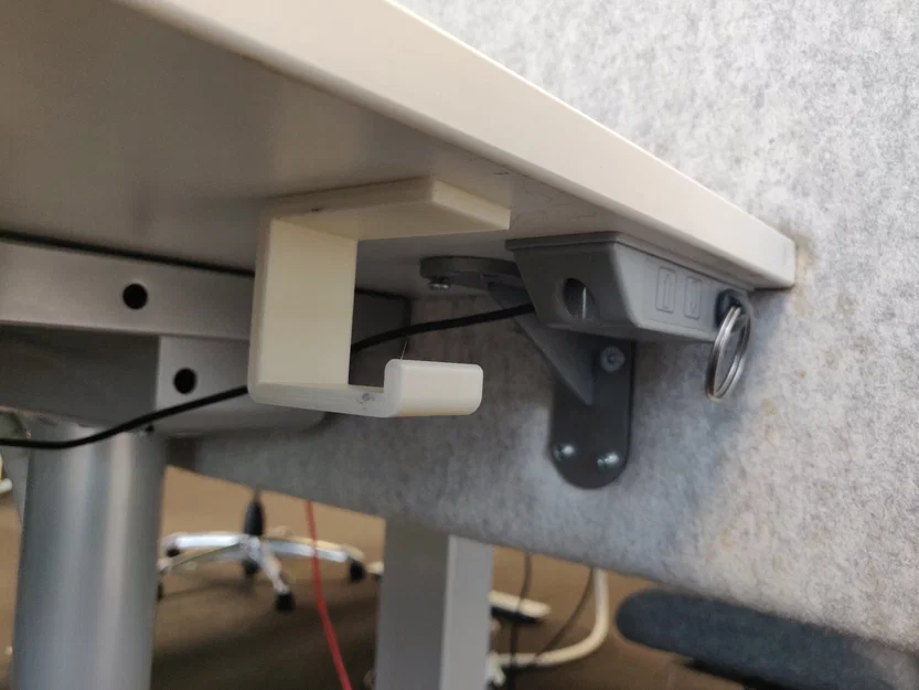 Giá đỡ tai nghe U treo dưới bàn làm việc - Image 3