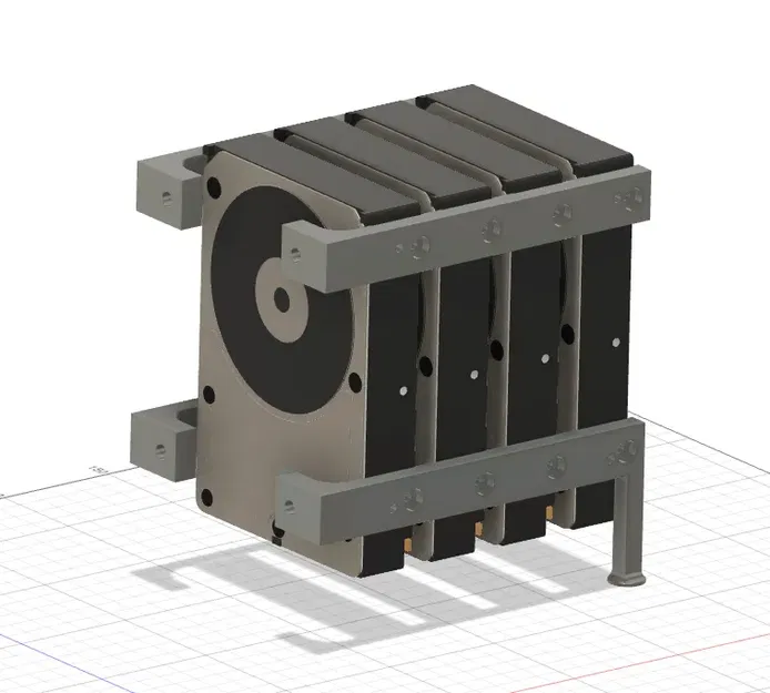 Giá đỡ lưu trữ 4 ổ cứng 3.5" cho PowerMac G5 ATX - Image 2