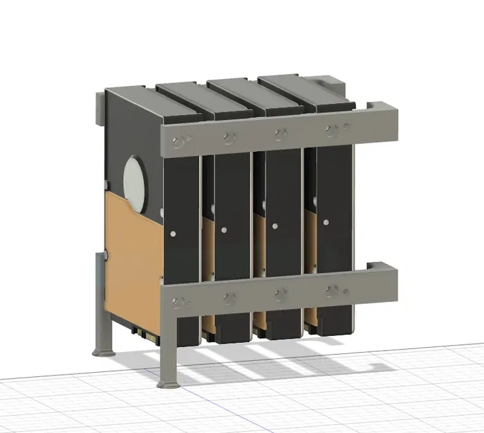 Giá đỡ lưu trữ 4 ổ cứng 3.5" cho PowerMac G5 ATX - Image 3