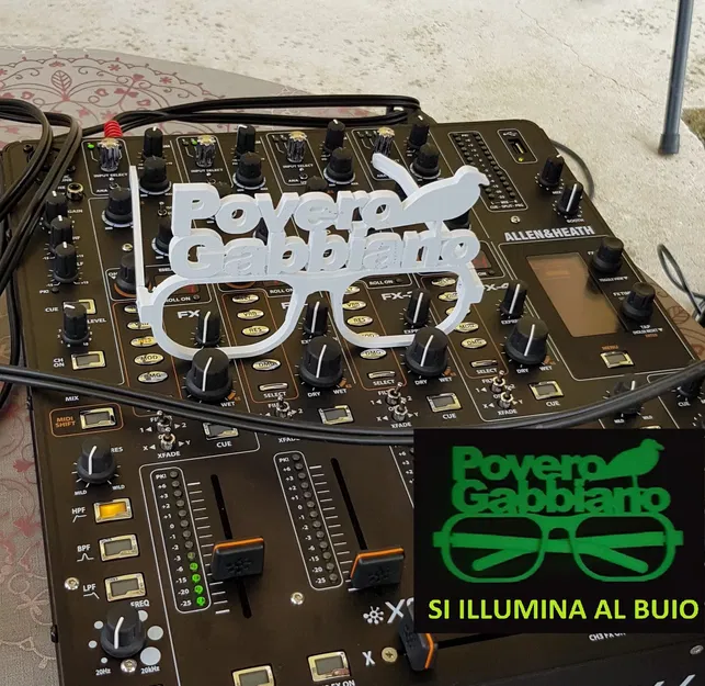 Kính Gabbiano Occhiali cho tiệc tùng và disco - Image 1