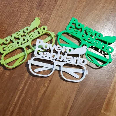 Kính Gabbiano Occhiali cho tiệc tùng và disco