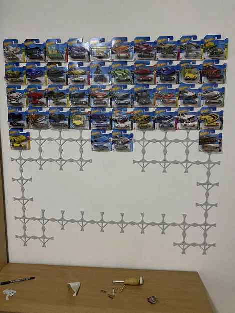 Giá đỡ gắn tường cho bộ sưu tập Hot Wheels nhỏ - Image 2