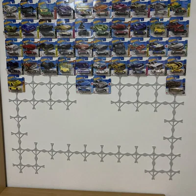 Giá đỡ gắn tường cho bộ sưu tập Hot Wheels nhỏ