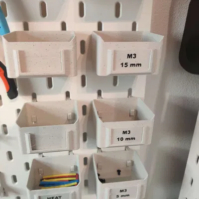 Hộp chứa thông minh cho bảng skadis của ikea