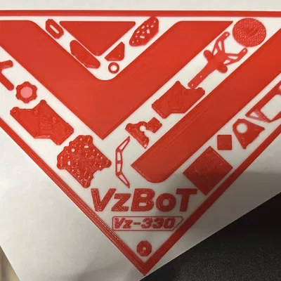 Biểu tượng Vzbot độc đáo cho máy in 3D